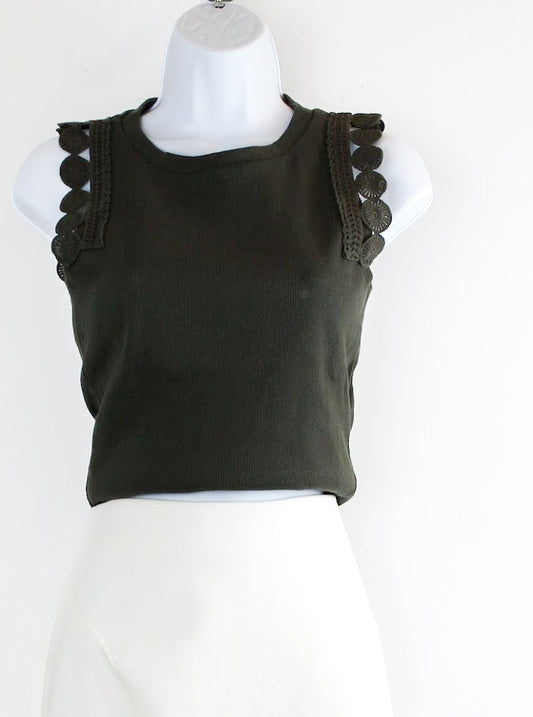 Cotton Tank by Jessica Laura Tank Jessica Laura Olive