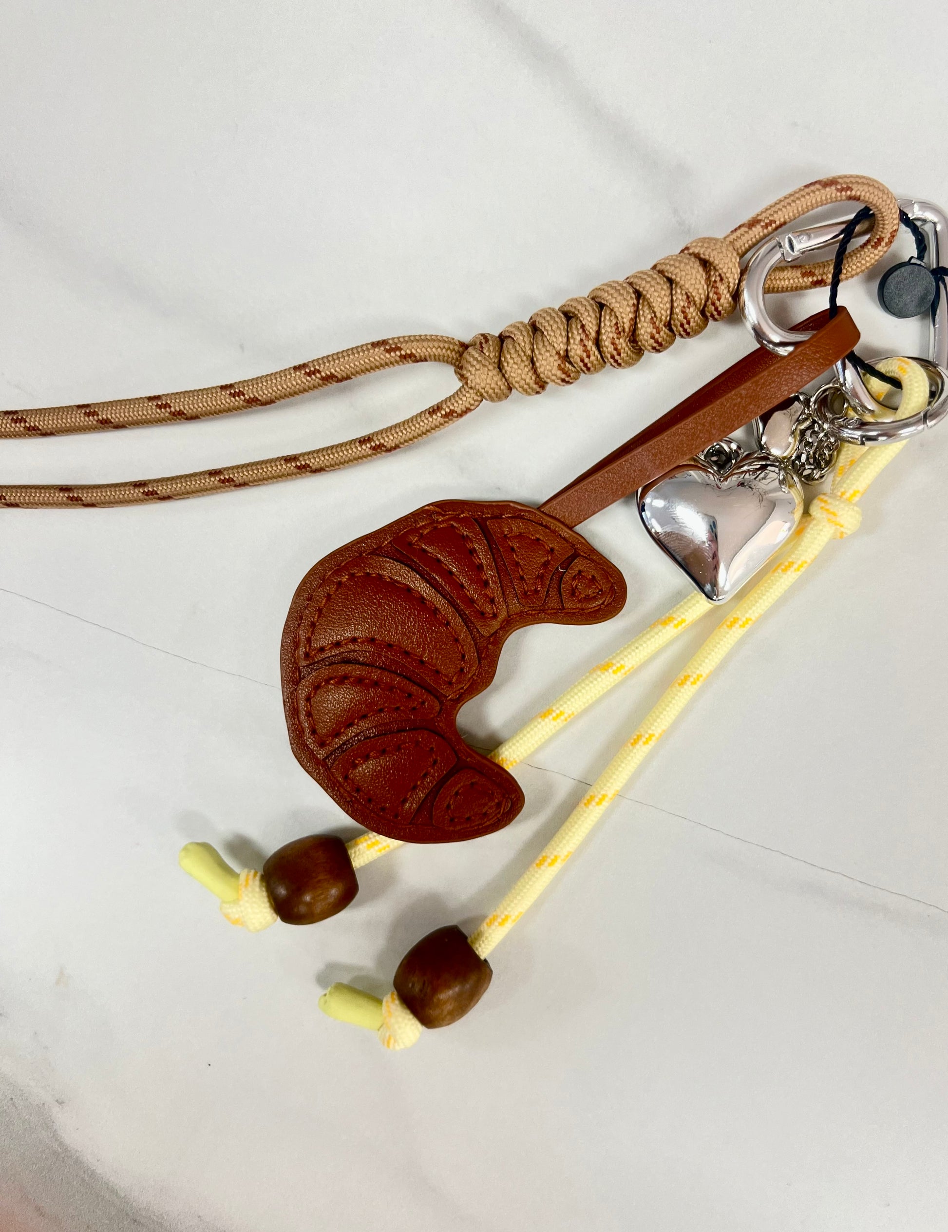 Bag Charm by Saint Tropez Accessories Saint Tropez Croissant