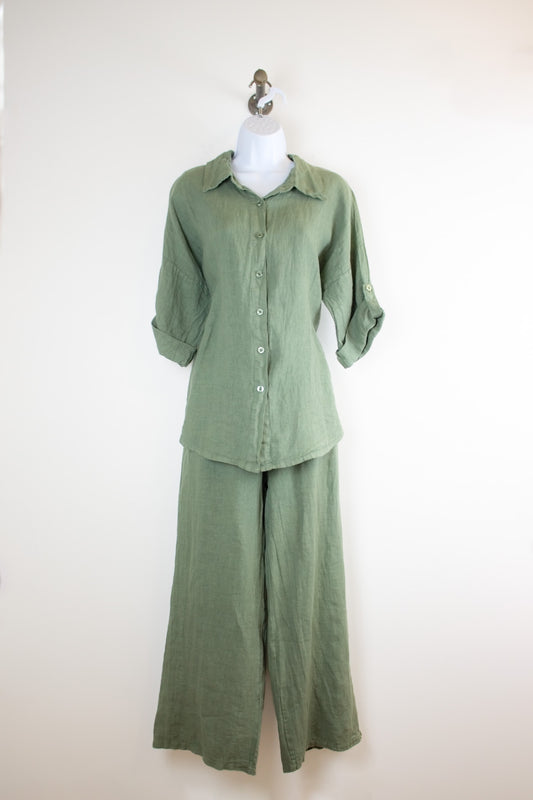 Linen Shirt by Jessica Laura Blouse Jessica Laura