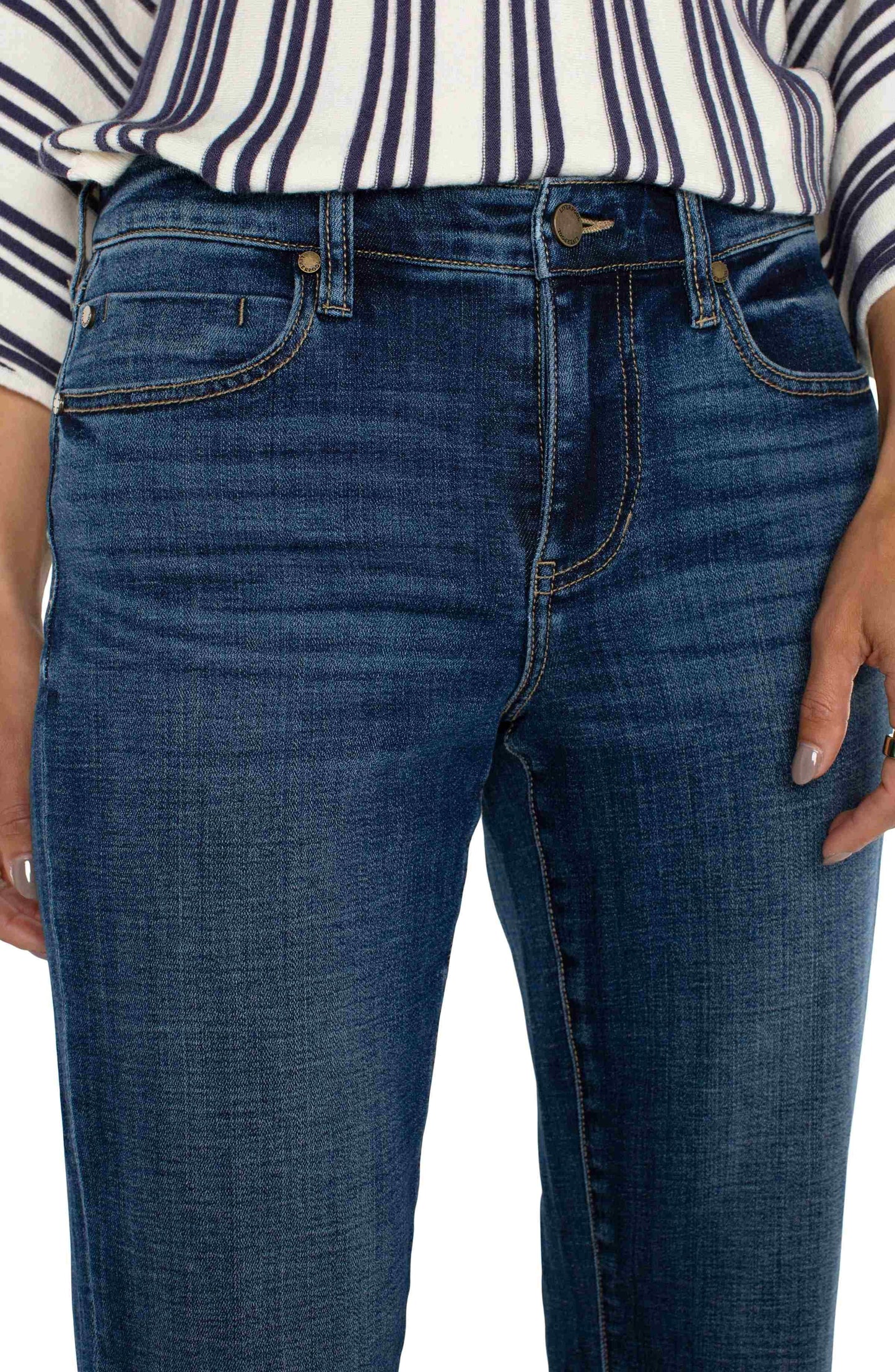 Girlfriend Marley Cuffed Denim by Liverpool Denims Liverpool