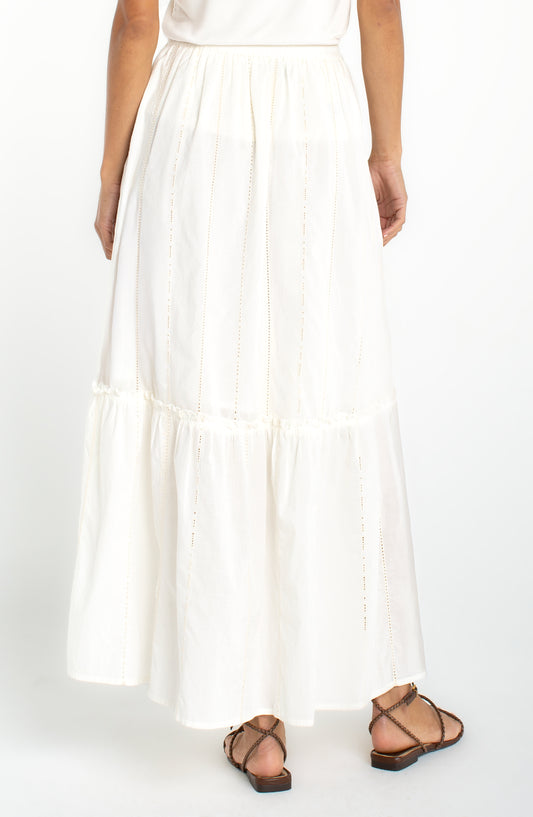 Embroidered Maxi Skirt by Liverpool Maxi Skirt Liverpool