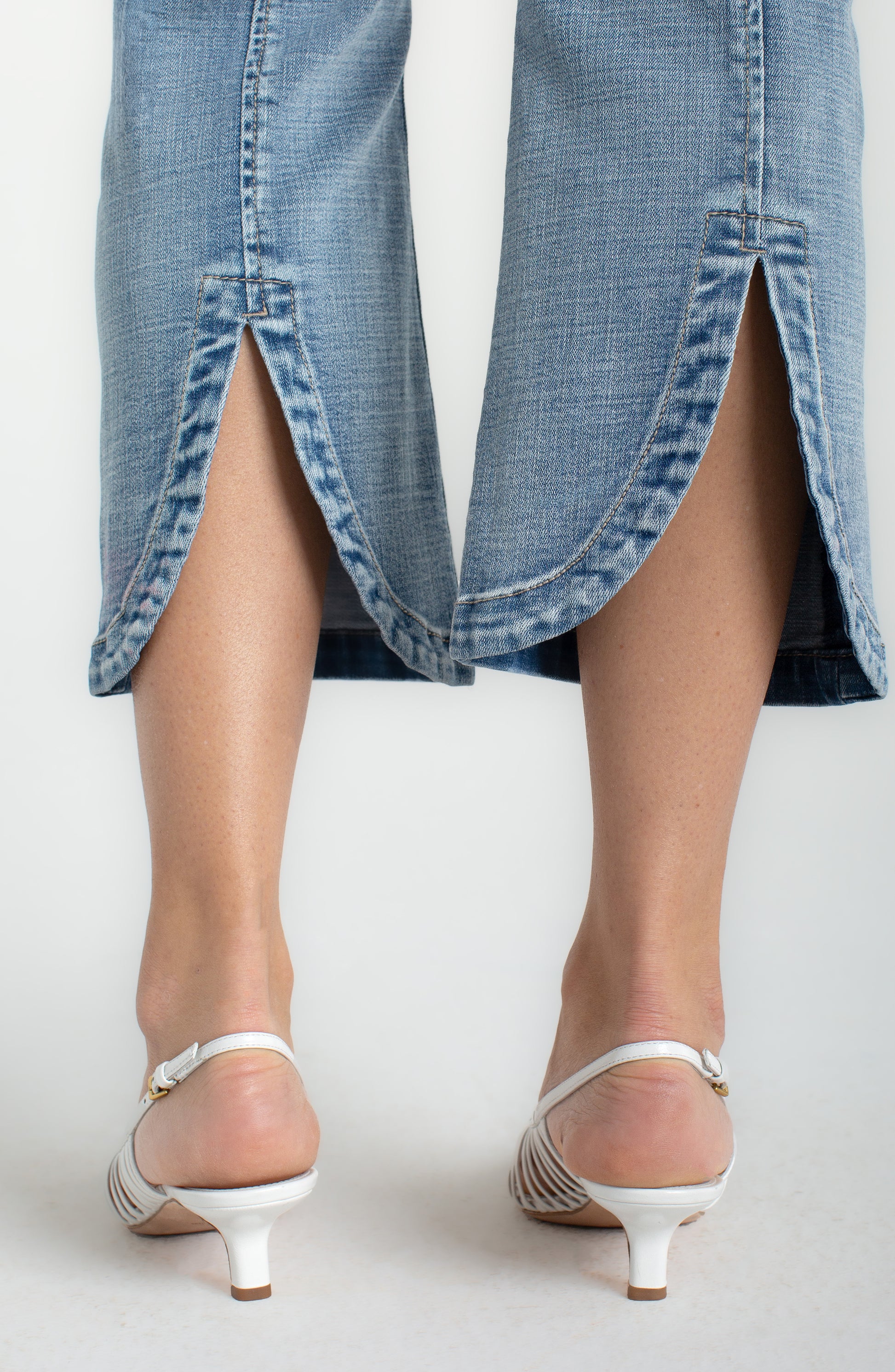 Gia Glider Crop w Tulip Hem by Liverpool Denims Liverpool Bryce Canyon
