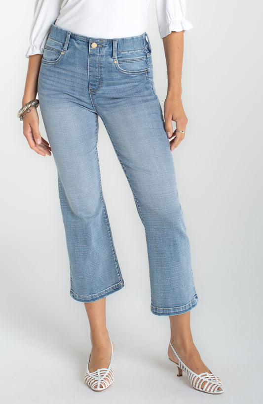 Gia Glider Crop w Tulip Hem by Liverpool Denims Liverpool