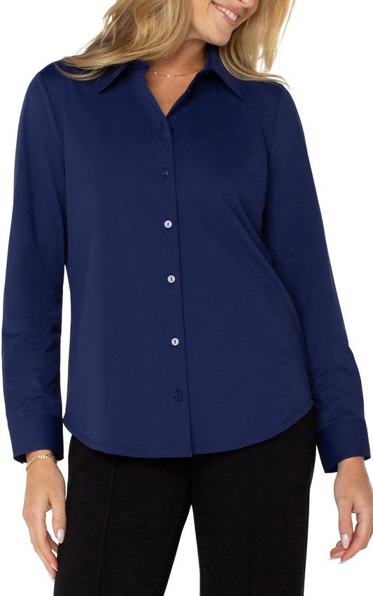 V-Neck Blouse by Liverpool Blouse b.young