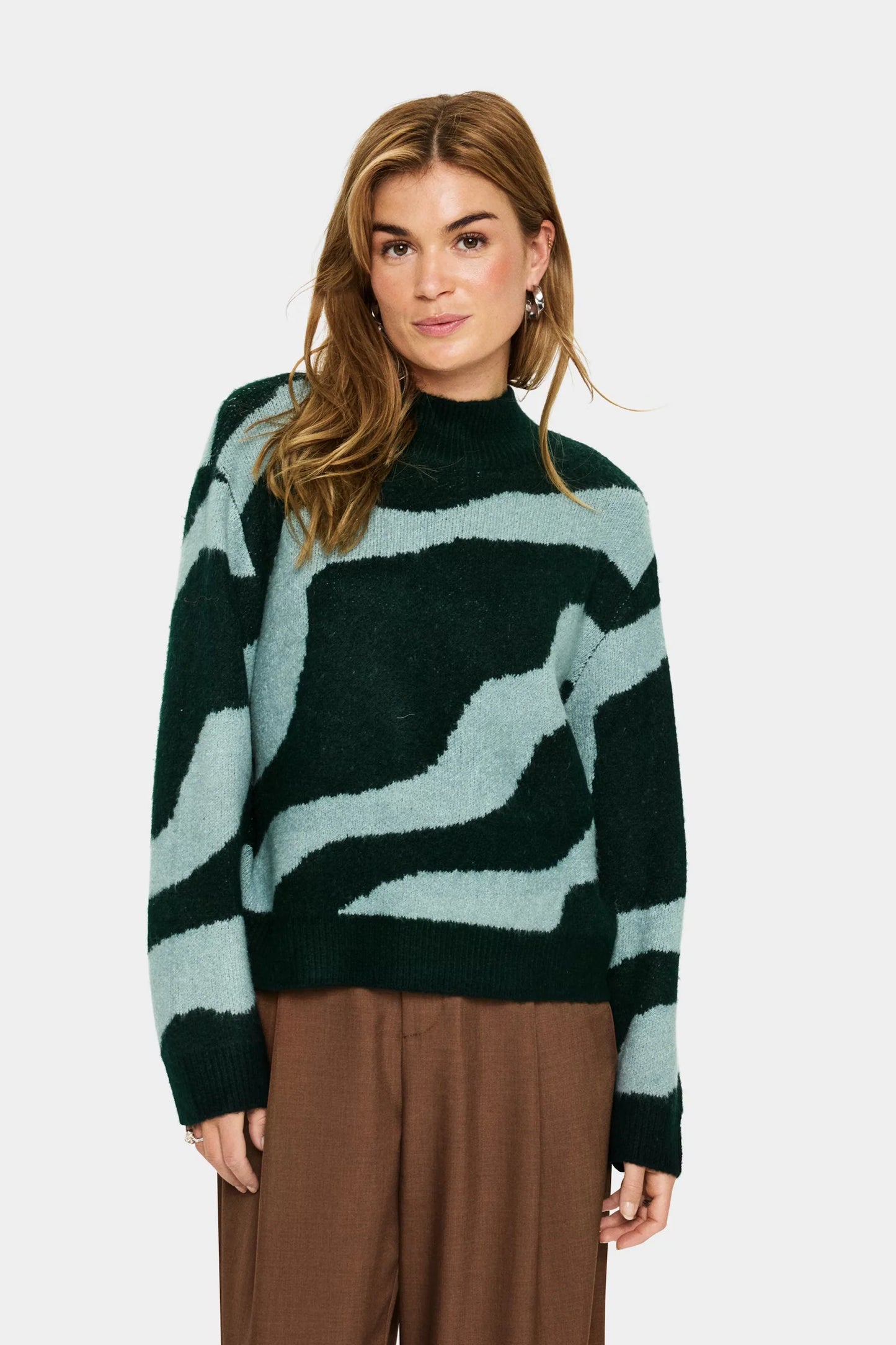 Mallie SZ Pullover Dress by Saint Tropez Sweater Saint Tropez