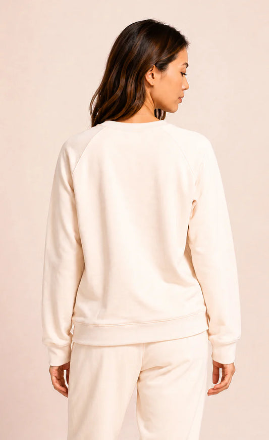 Sweatshirt with Travel Motif by Pink Martini Maison Khloe