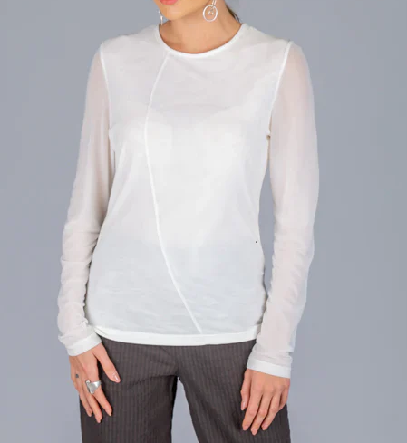 Mesh Layering L/S by Paolo Tricot