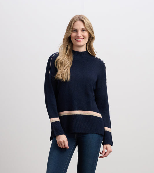 Navy Knit Sweater by Hatley Sweater Hatley
