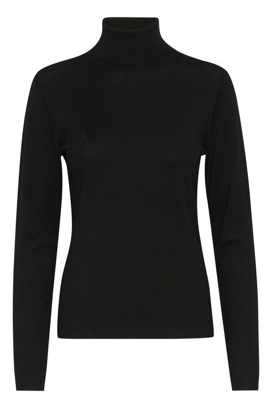Annemarie black rollneck pullover by Culture