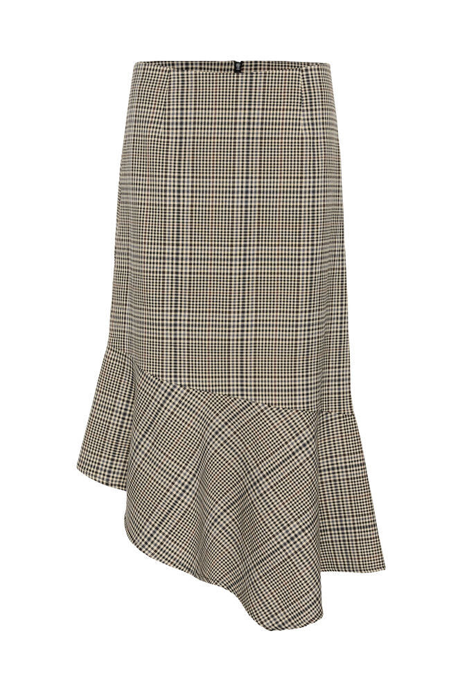 CUbirsen Long Skirt by Culture in Black Check - product image 9