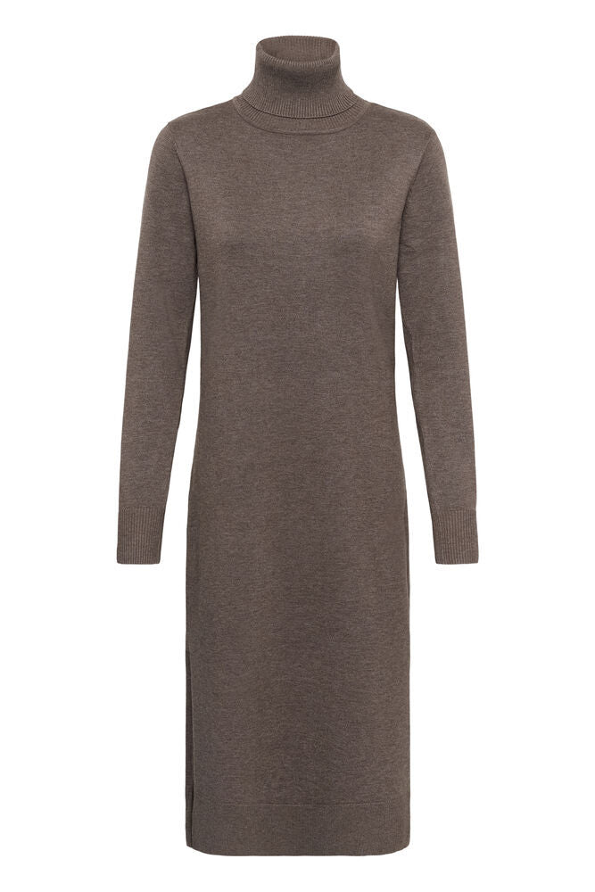 Mila Knit Dress in Mink Melange by Saint Tropez