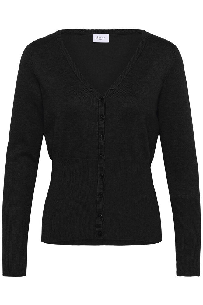 Mila Cardigan in Black by Saint Tropez