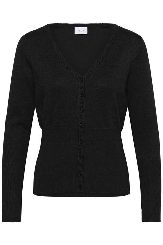 Mila Cardigan in Black by Saint Tropez