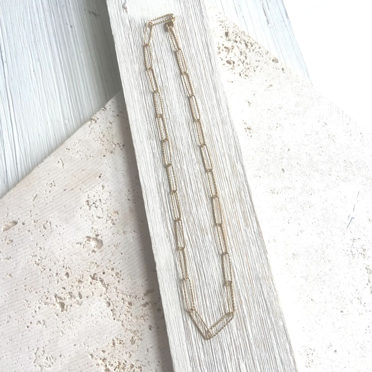 Stainless Steel Paperclip Necklace by VB&CO Jewelry VB&CO DESIGNS HANDMADE JEWELRY