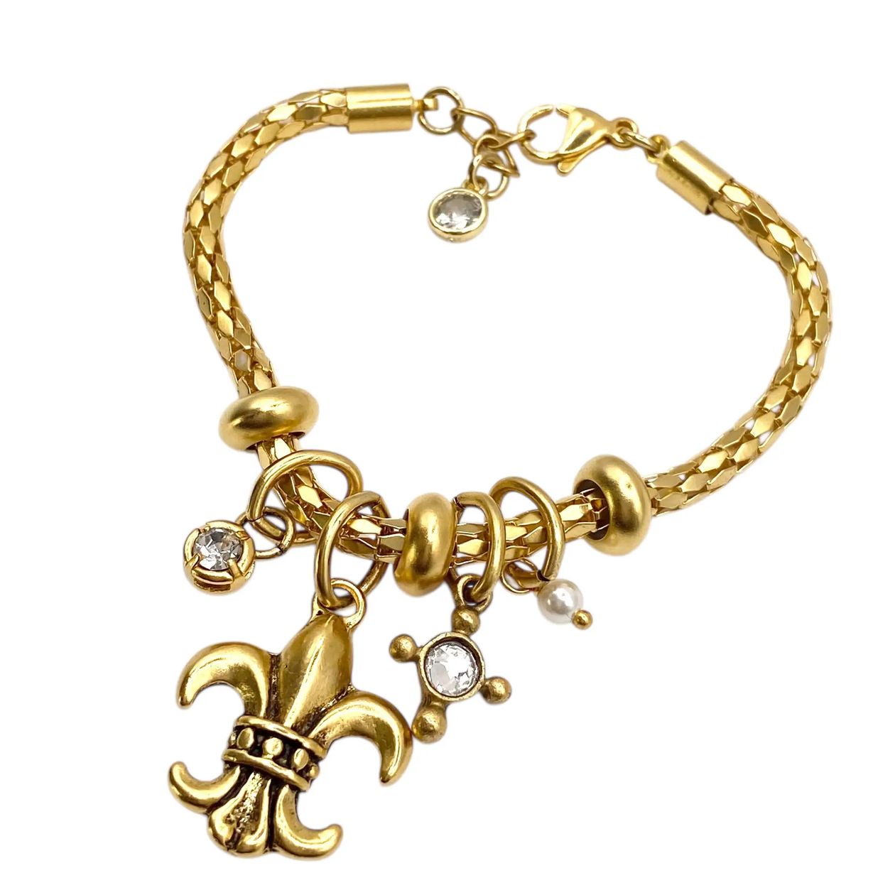 Fleur de lis Necklace by VB&CO Jewelry VB&CO DESIGNS HANDMADE JEWELRY