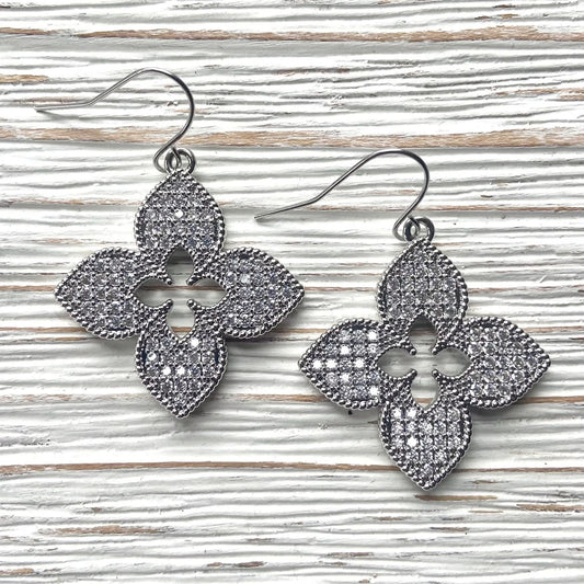 Clover Design Earrings by VB&CO Jewelry VB&CO DESIGNS HANDMADE JEWELRY