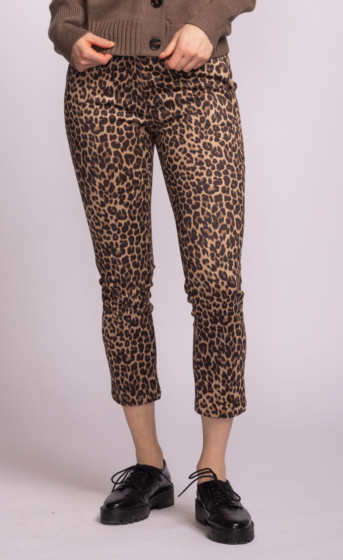 Slim Pant Leopard by Pink Martini Apparel Pink Martini