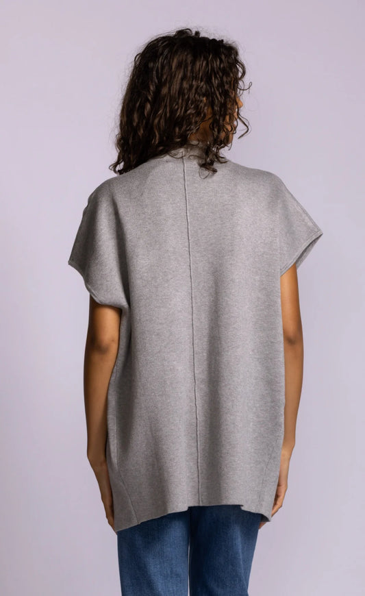 The Tonia Zip Sweater by Pink Martini Knit Tops Pink Martini