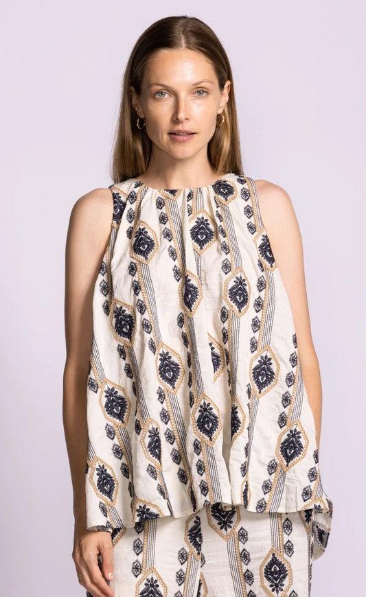 Sancola Pattern Top by Pink Martini