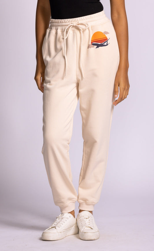 Track Pants by Pink Martini sweatpants Pink Martini Beige