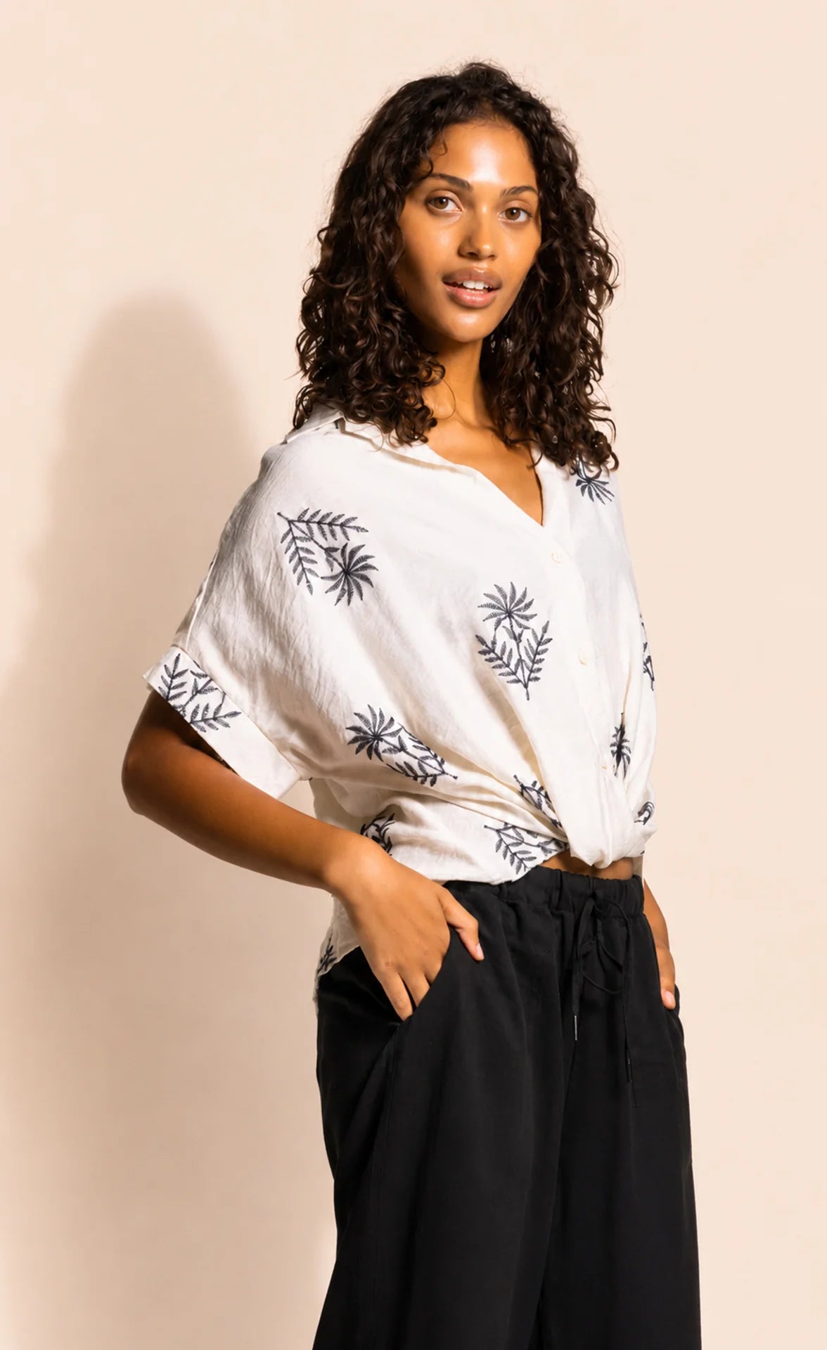 The Reese Top by Pink Martini Blouse Pink Martini