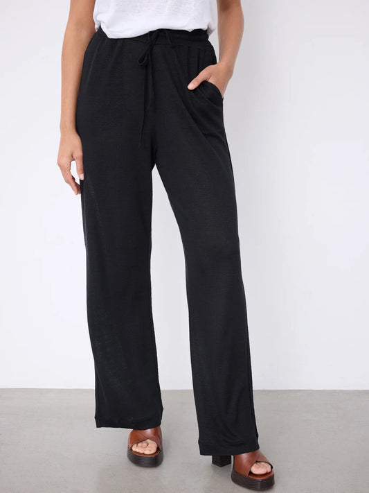 Satine Linen Pant by NotShy Trousers & Pants NotShy Black