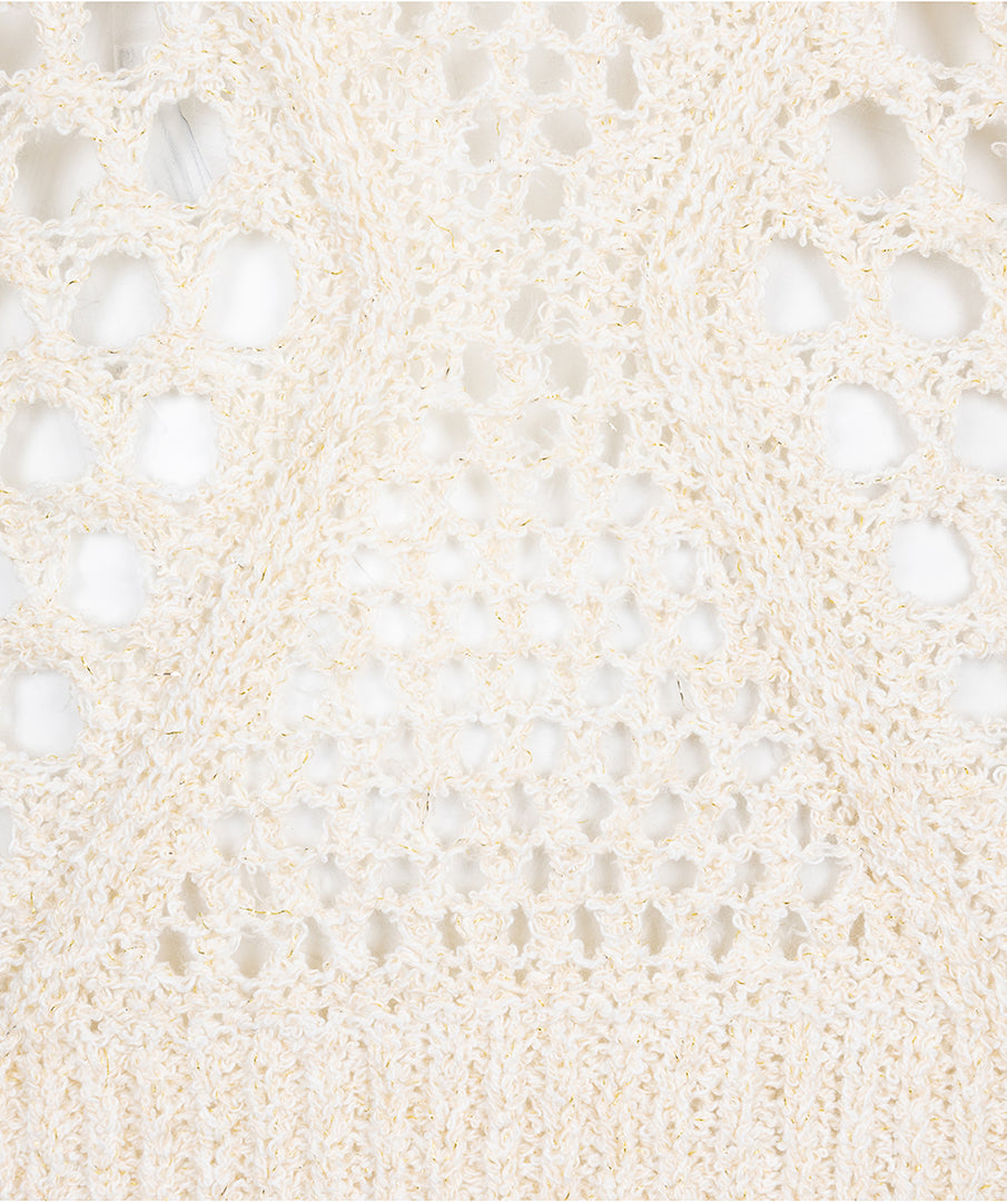 Open Knit Ajour Top by EsQualo