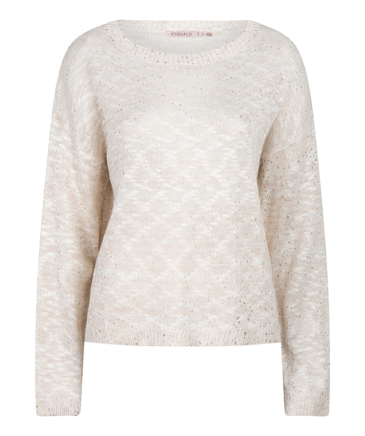 Slub Coated Sweater by EsQualo