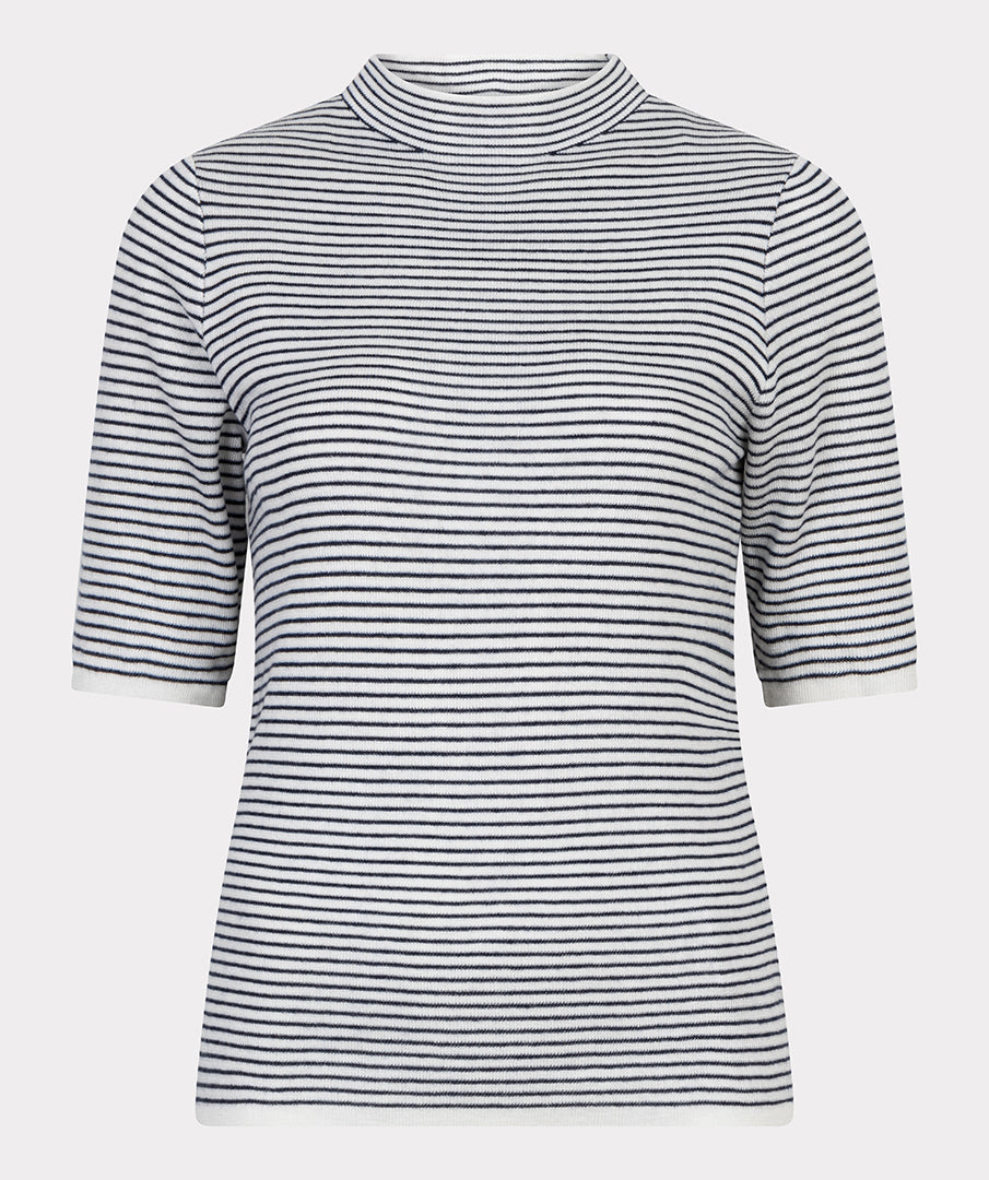Knit Stripe T-shirt by Esqualo Tee Shirt EsQualo