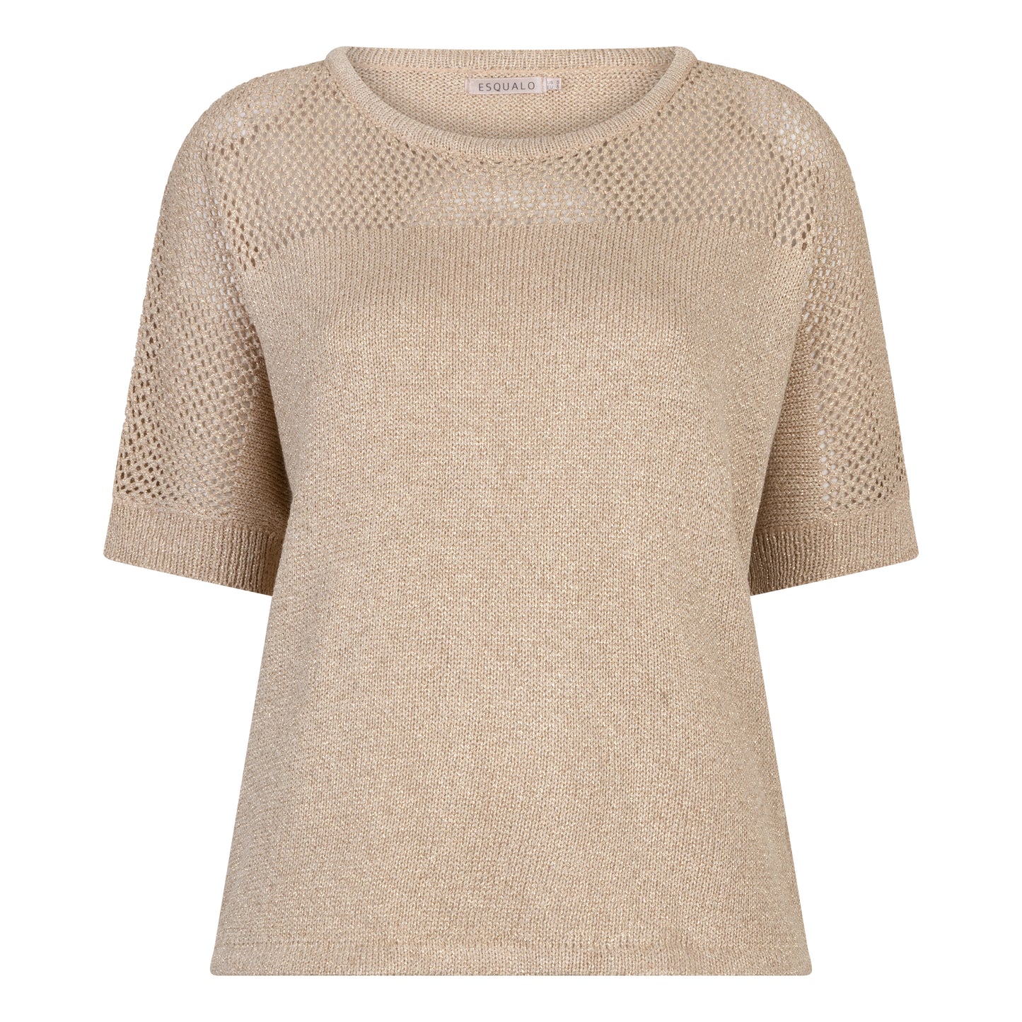 Raglan Short Sleeve Knit by EsQualo Knit Tops EsQualo