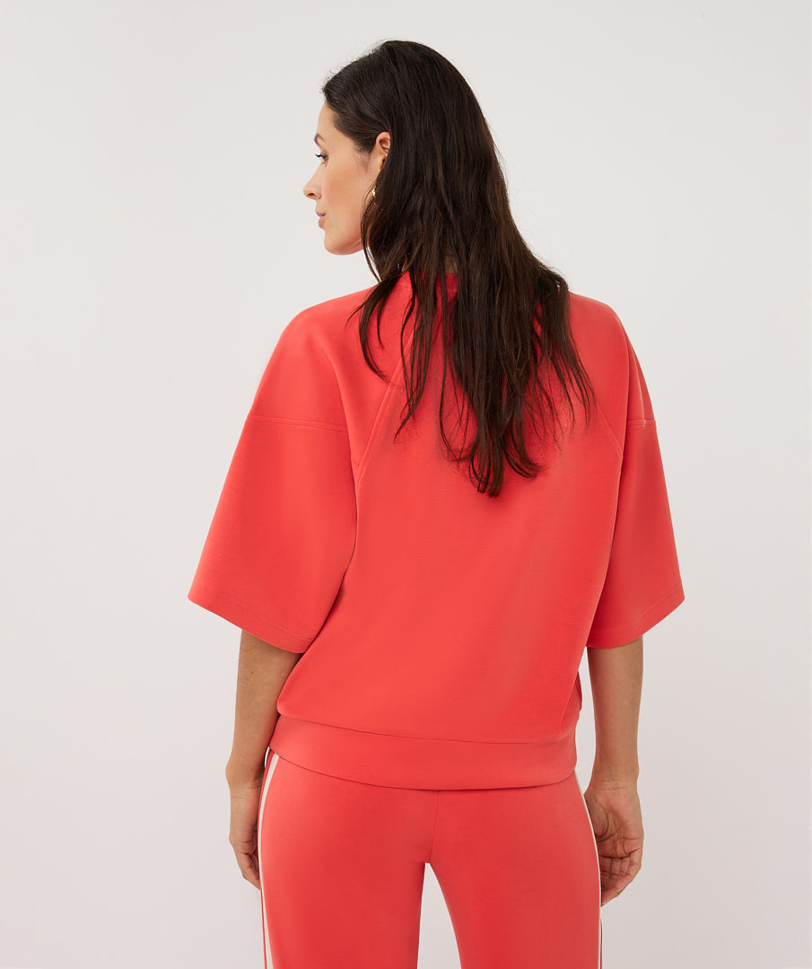 Short Sleeve Modal Top by EsQualo Maison Khloe