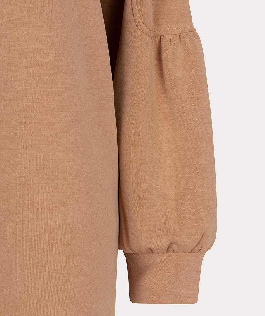 Modal Dress by EsQualo Dress EsQualo Cappuccino