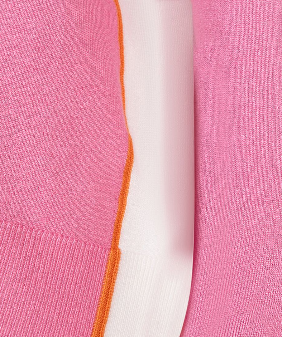 Pink Casual Knit by EsQualo sweatshirt EsQualo Pink