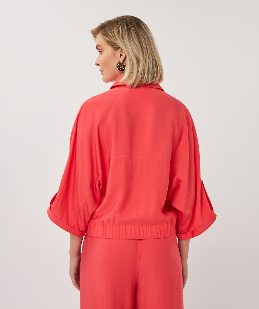 Blouse with 3/4 Sleeve by EsQualo Blouse EsQualo