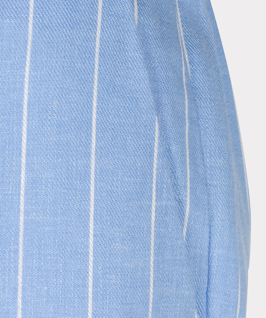 Striped by EsQualo Pant Bottoms EsQualo Blue Stripe