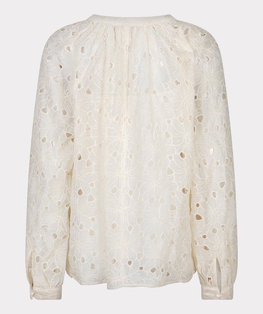 Embroidered Raglan Sleeve Blouse by EsQualo