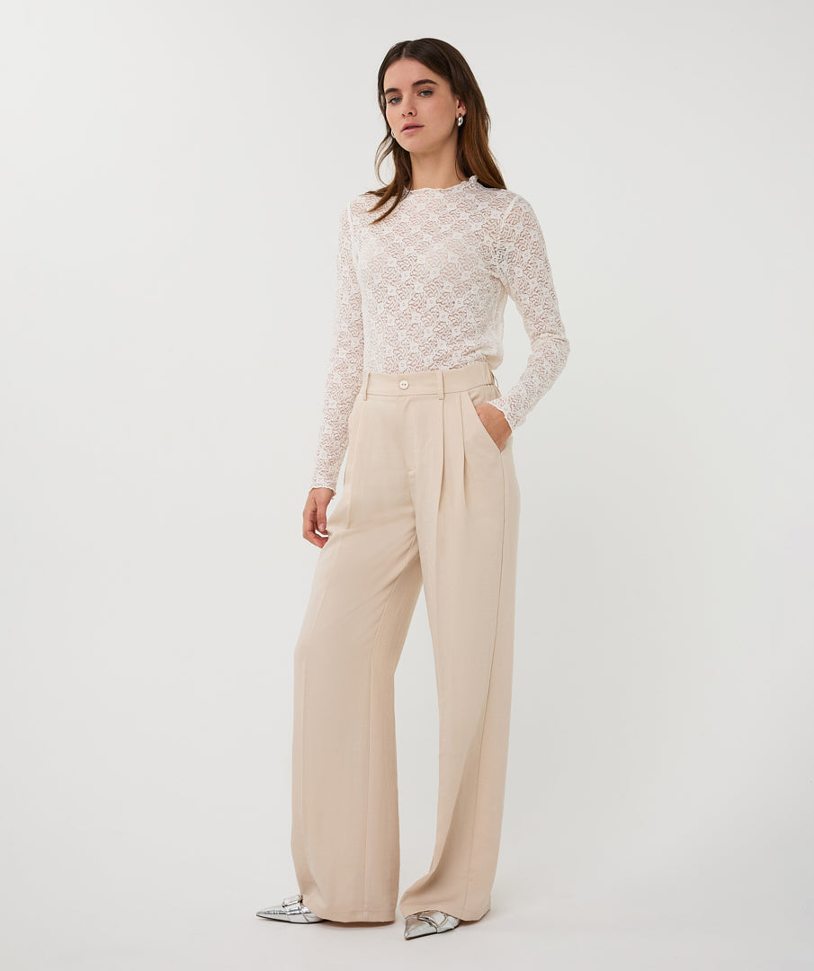 Lace Layering by EsQualo Tee Shirt EsQualo