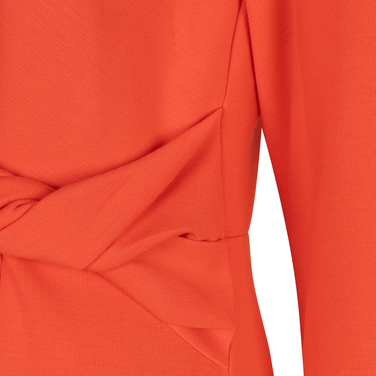 Red Faux Wrap Dress by Esqualo Occasion Wear EsQualo