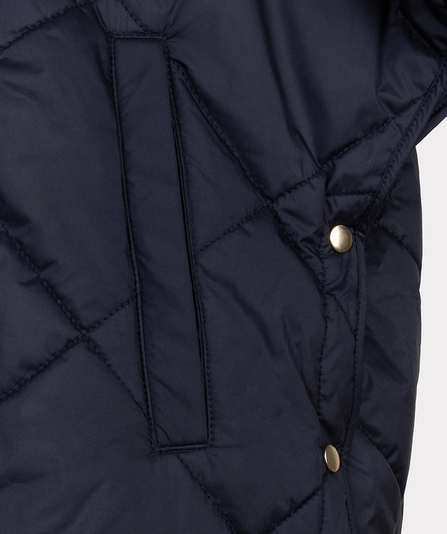 Short Sleeve Bodywarmer by EsQualo Jackets & Blazers EsQualo Navy
