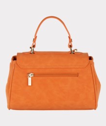 Crossbody Bag in Suedine by EsQualo Purse EsQualo Dark Bellini