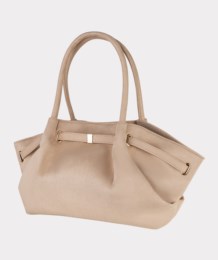 Suedine Tote by EsQualo Purse EsQualo Sand