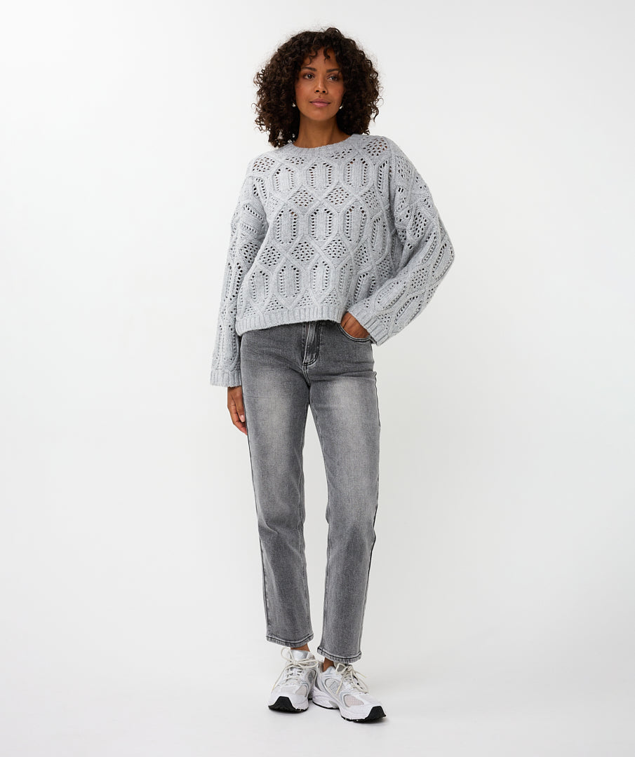 Boxy Cable Knit by EsQualo Knitwear EsQualo