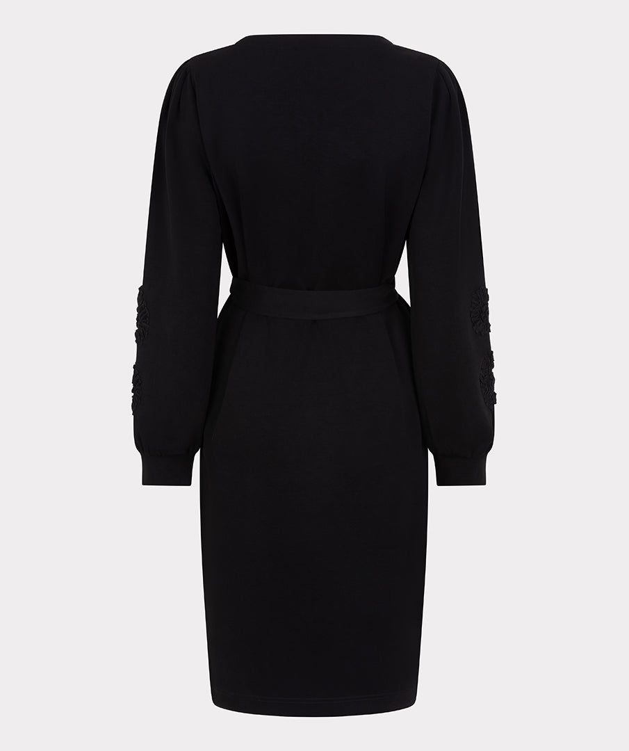 Modal Dress w Tie by EsQualo Dress EsQualo