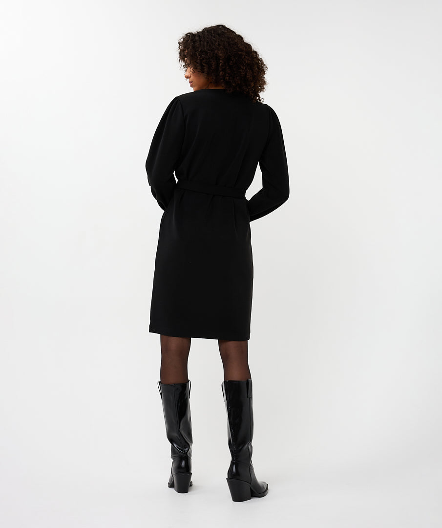 Modal Dress w Tie by EsQualo Dress EsQualo