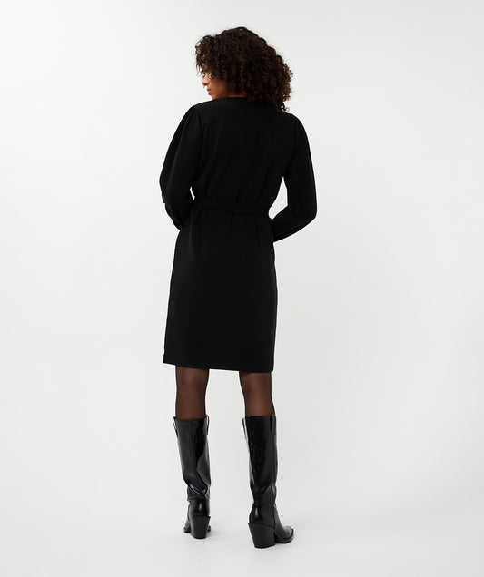 Modal Dress w Tie by EsQualo Dress EsQualo