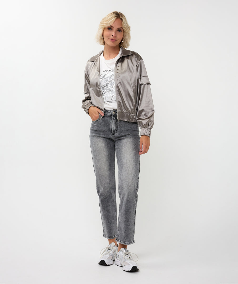 Metallic Look Jacket by Esqualo Sport Jacket EsQualo