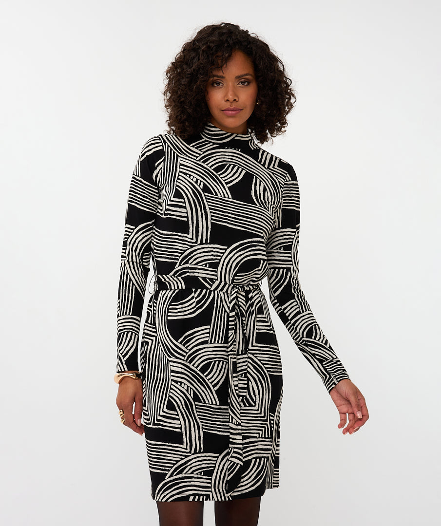 Long Sleeve Dress by EsQualo Dress EsQualo