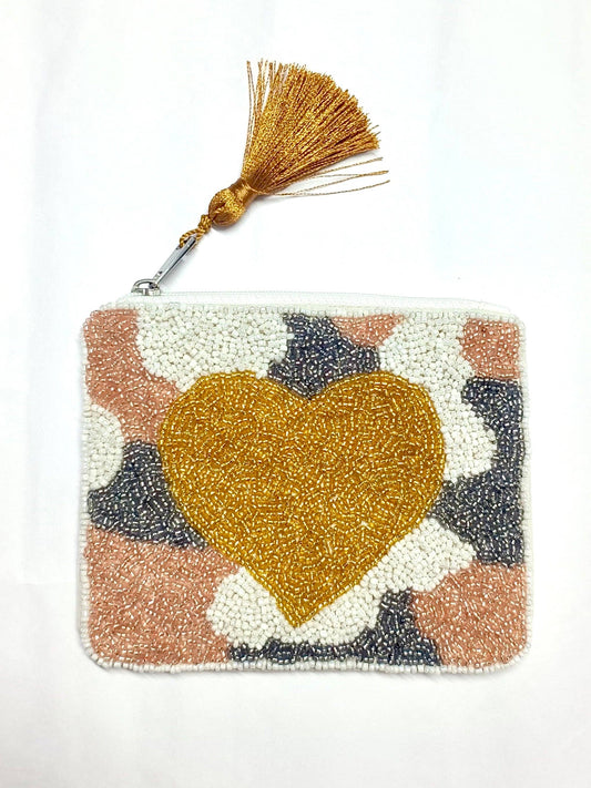 Camo Heart Coin Pouch Accessories LUV & Co.