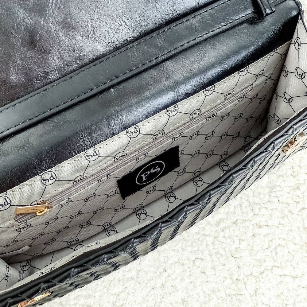 Urban Woven Clutch Crossbody Purse Pretty Simple
