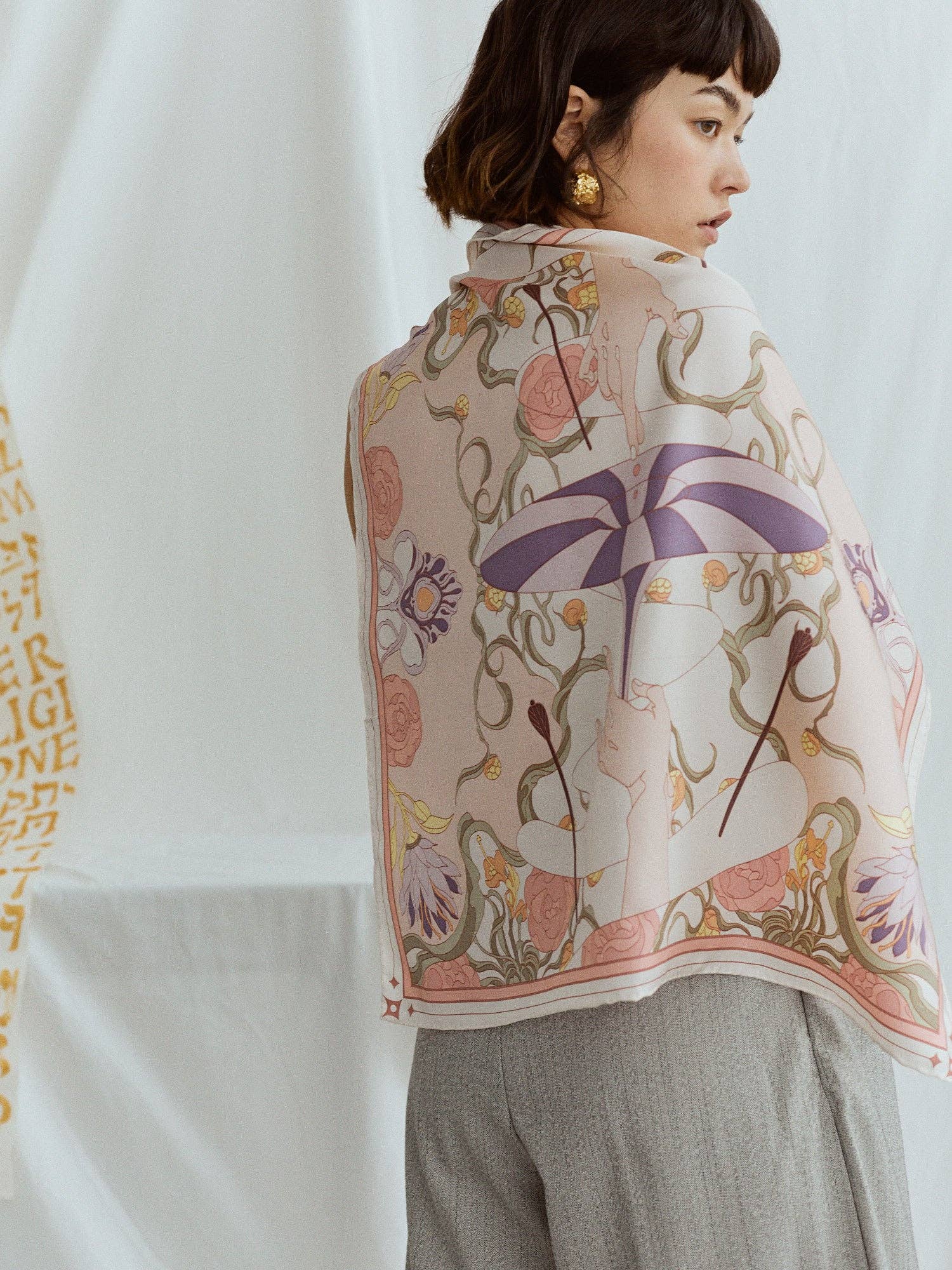 Bandana Silk Scarf by Lost Pattern NYC - "The Dreamer" Accessories Lost Pattern NYC